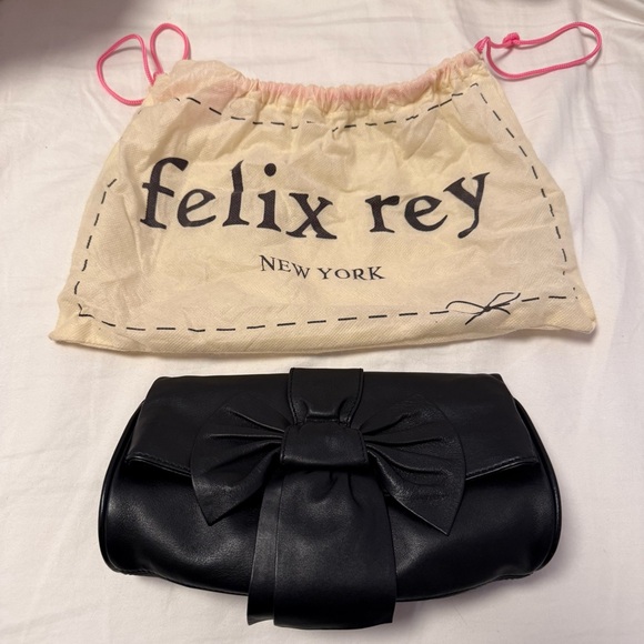 Felix Rey vintage Black Clutch Bag - Picture 2 of 6